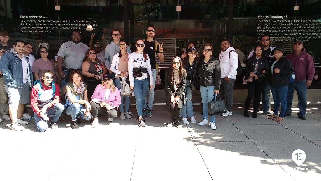 Group photo Fisherman’s Wharf Walking Tour on Jul 22, 2023 with John