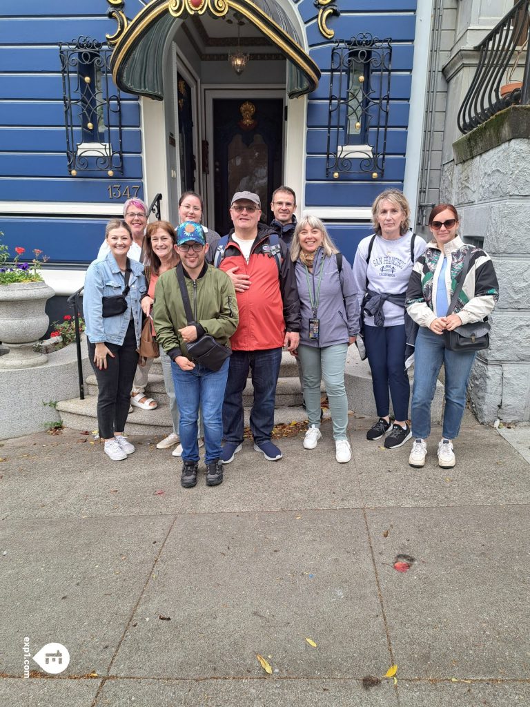 Group photo The Painted Ladies and Victorian Homes of Alamo Square Tour on Aug 11, 2023 with John