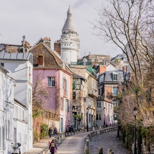 Side street on Montmartre Walking Tour